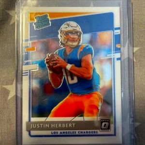 Justin Herbert Panini Optic Rated Rookie Card